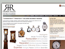 Tablet Screenshot of dsh-horlogerie-restauration-reparation.fr